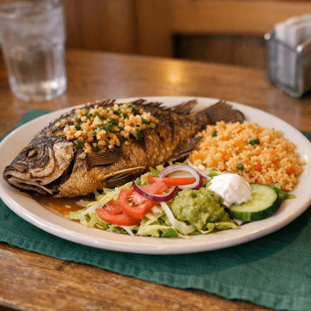 Mojarra Al Mojo De Ajo