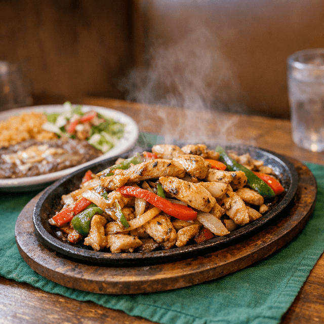 Fajitas Sizzling